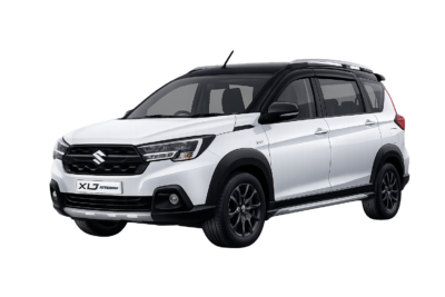 Suzuki XL7 putih dari Sarana Rent Car untuk layanan sewa mobil dengan supir di Jakarta