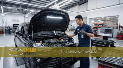 Mekanik memeriksa mesin Toyota Avanza – tips merawat Avanza